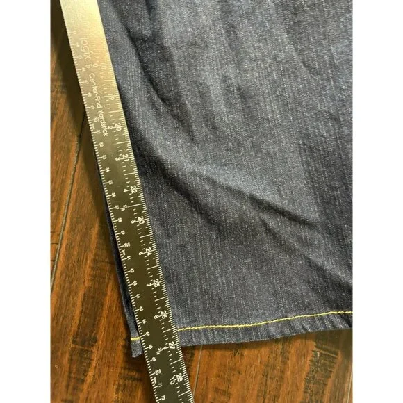 Baby Phat Jeans Womens 24 Vintage High Rise Capri Denim Bling Pockets Cat Y2K - Picture 9 of 12